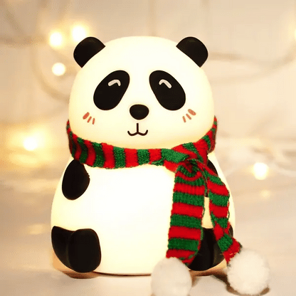 Cute Panda Silicone Rechargeable Night Lamp – Soft LED Bedside Lamp for Kids & Bedroom