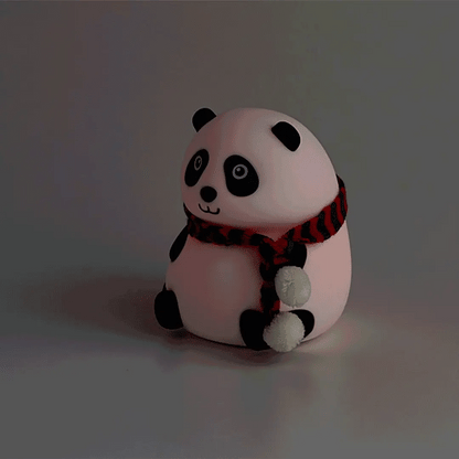 Cute Panda Silicone Rechargeable Night Lamp – Soft LED Bedside Lamp for Kids & Bedroom
